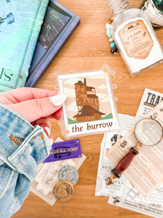 Wizardry Burrow Polaroid Vinyl Sticker