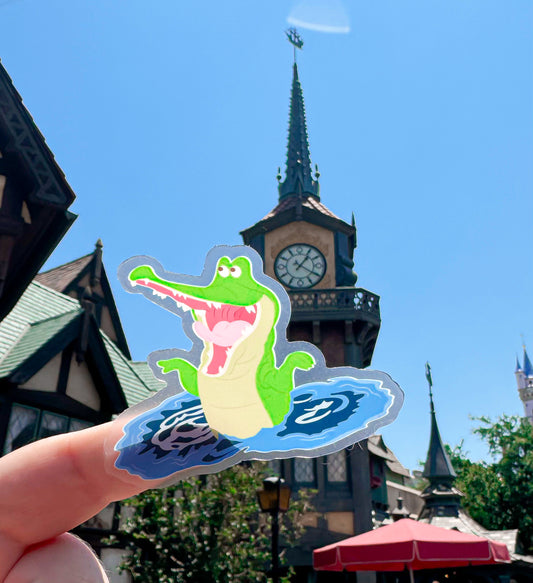 Tick Tock Vinyl Sticker