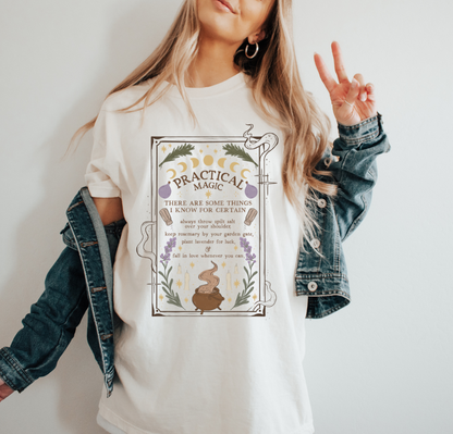 Practical Magic Spell Page Shirt