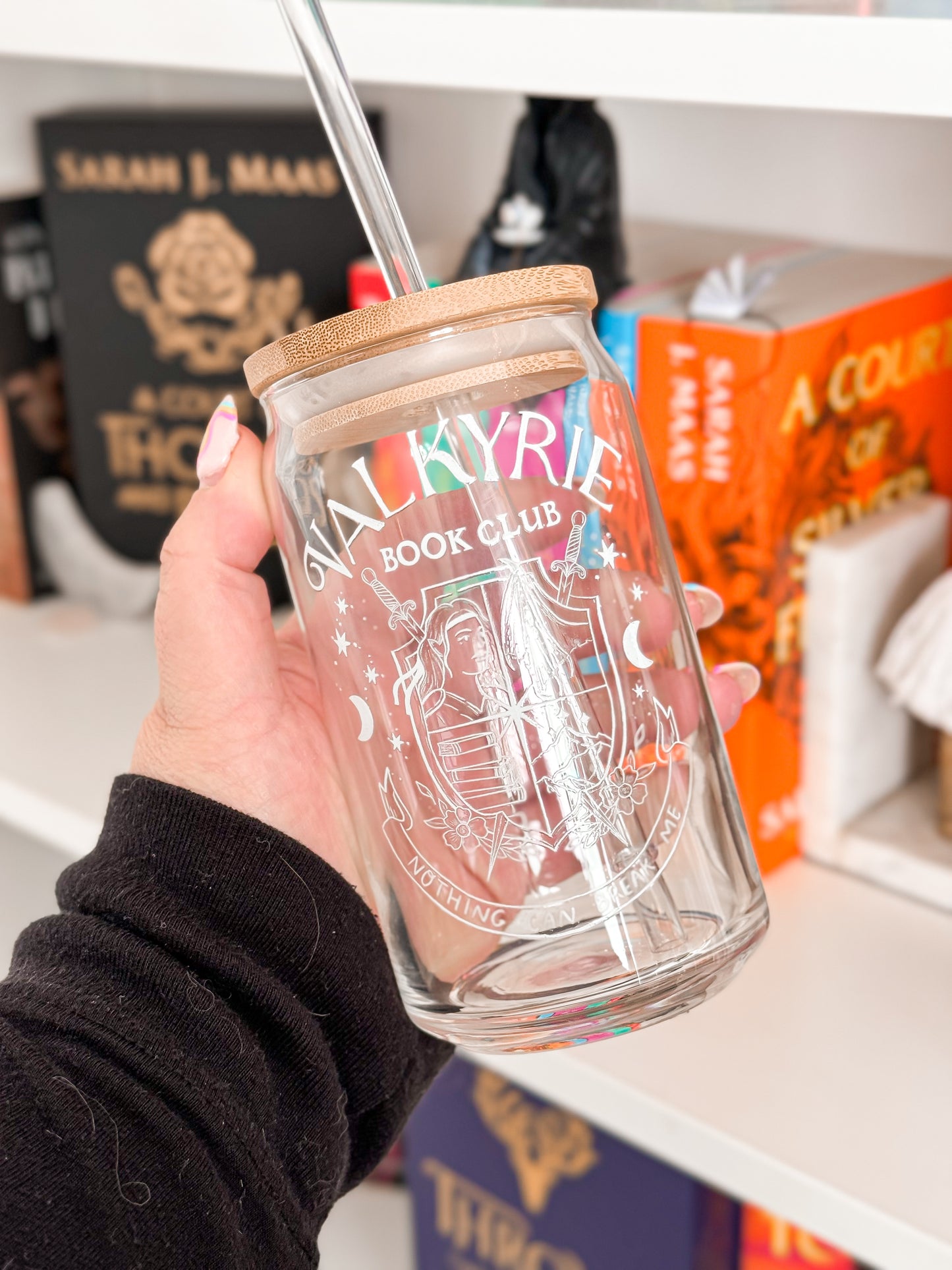 Valkyrie Book Club Sipper Glass, 16oz