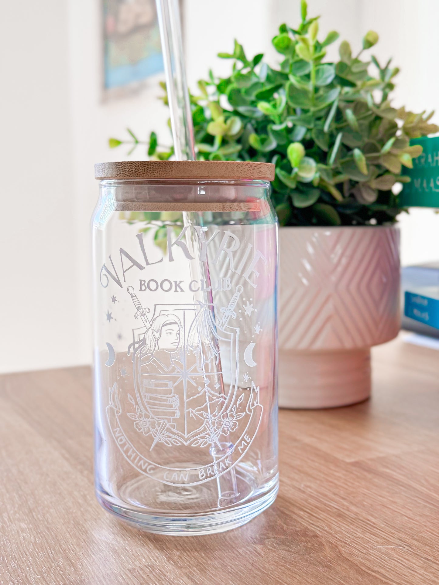 Valkyrie Book Club Sipper Glass, 16oz