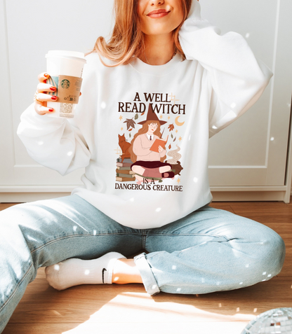 A Well Read Witch Crewneck