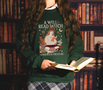 A Well Read Witch Crewneck