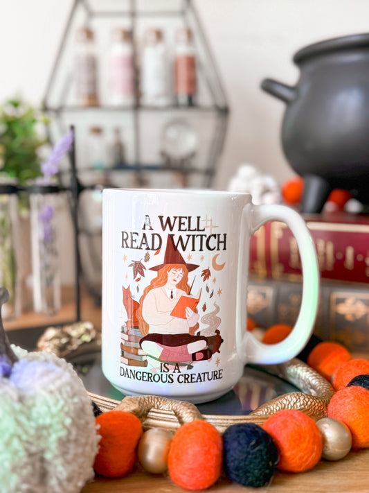 A Well Read Witch Ceramic Mug