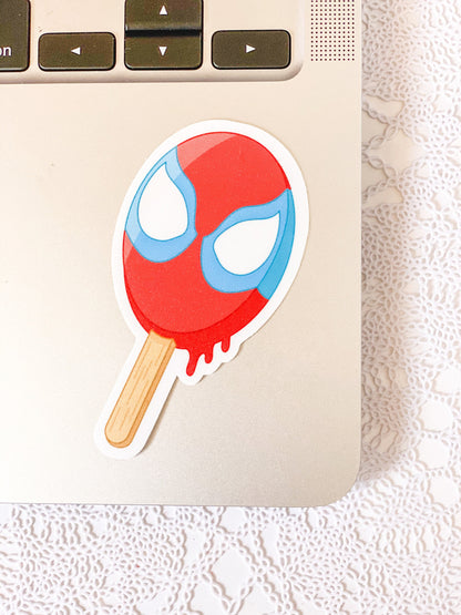 Spiderman Popsicle Vinyl Sticker
