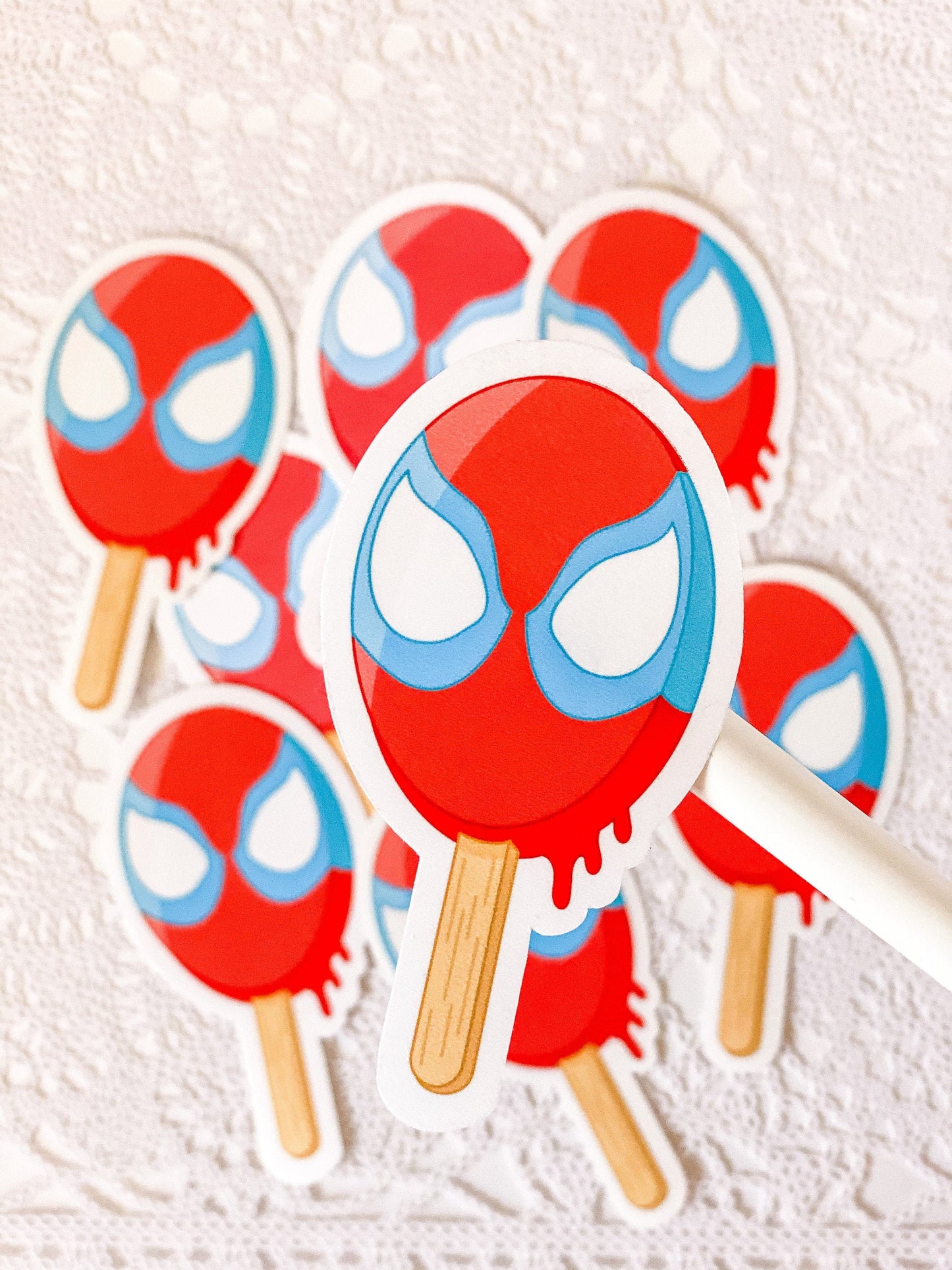 Spiderman Popsicle Vinyl Sticker
