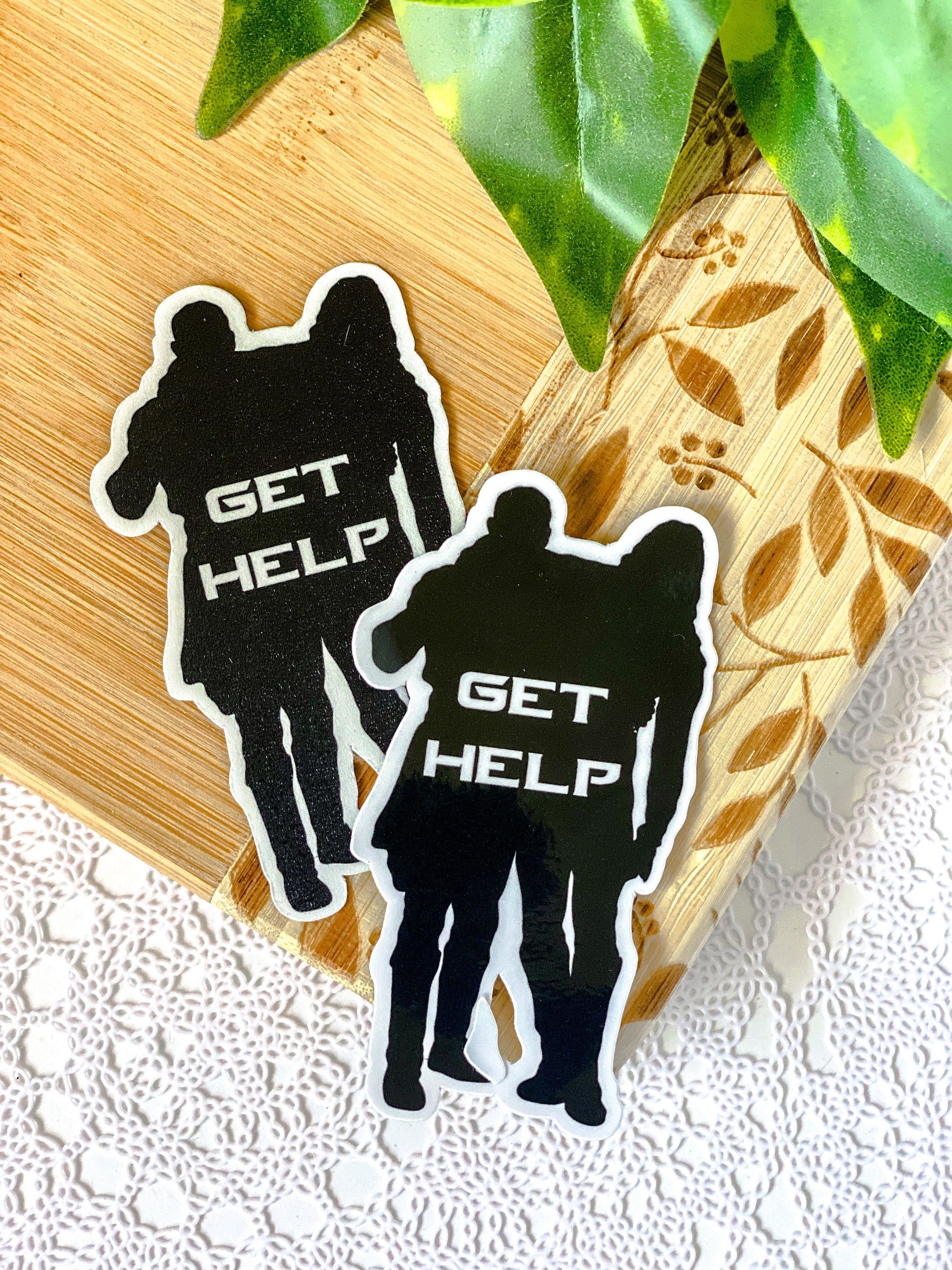 Thor and Loki "Get Help" Vinyl Sticker