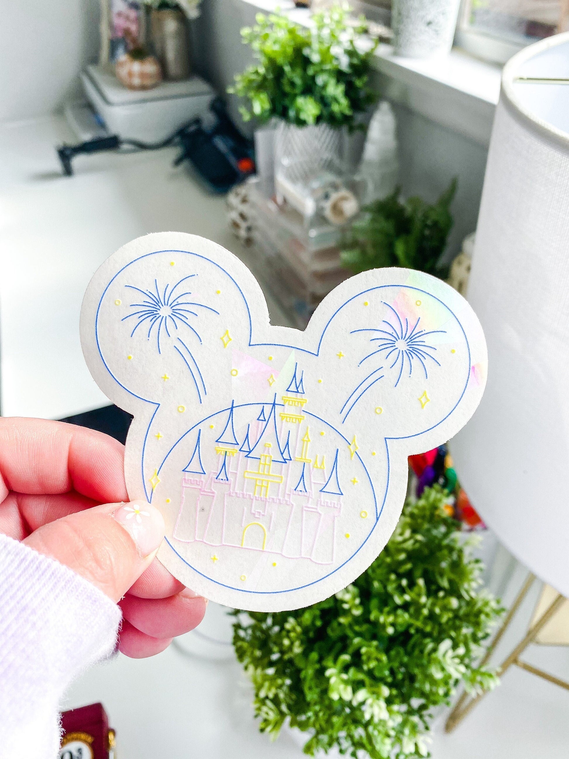 Disney Castle Suncatcher Sticker