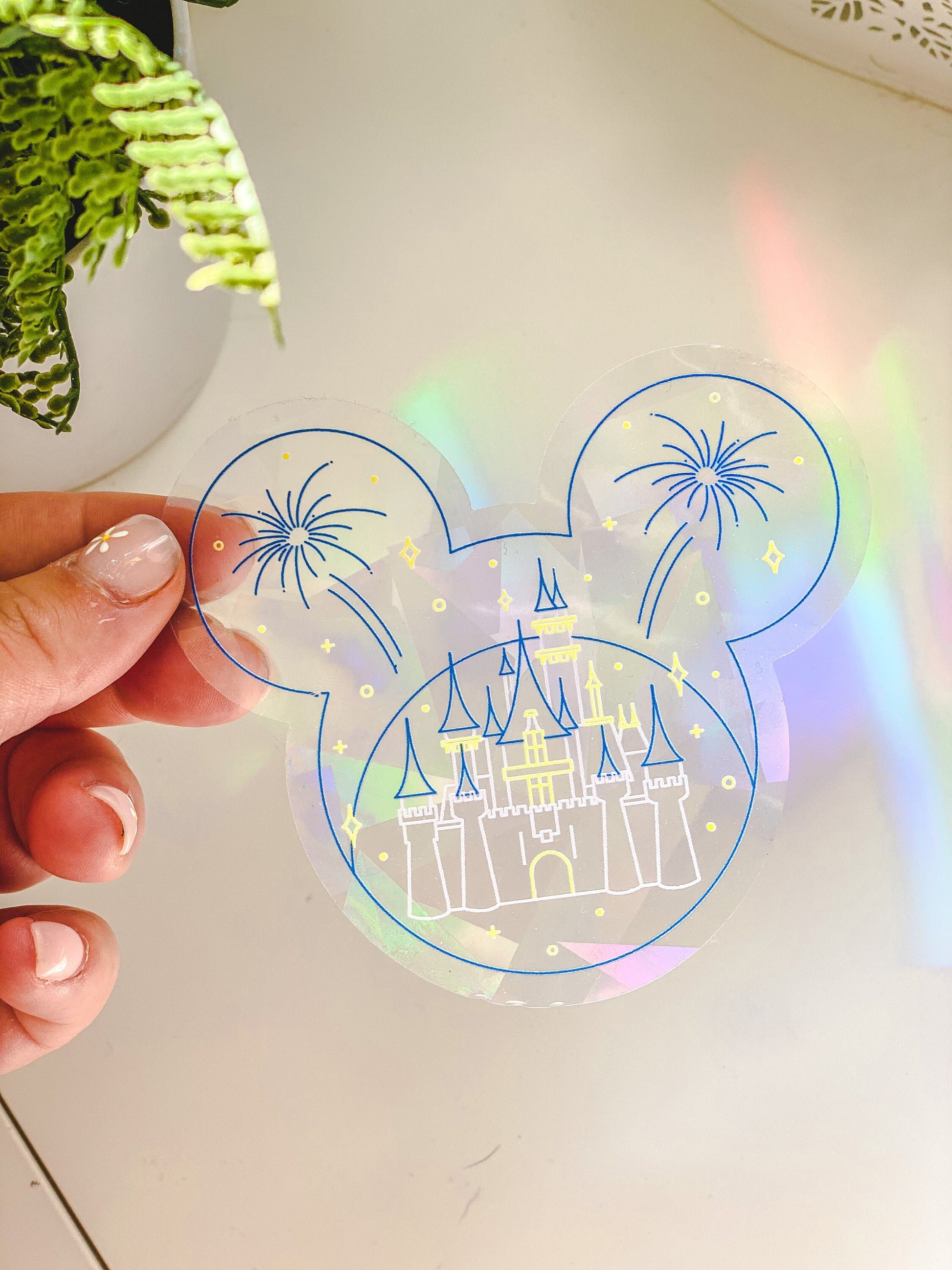 Disney Castle Suncatcher Sticker