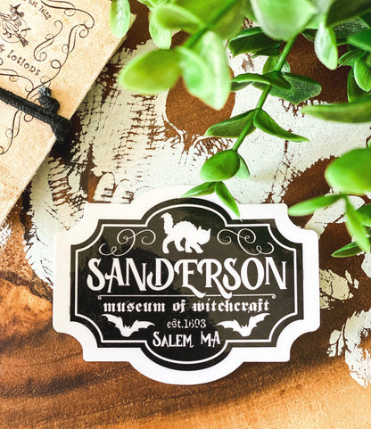 Sanderson Sisters Sign Vinyl Sticker