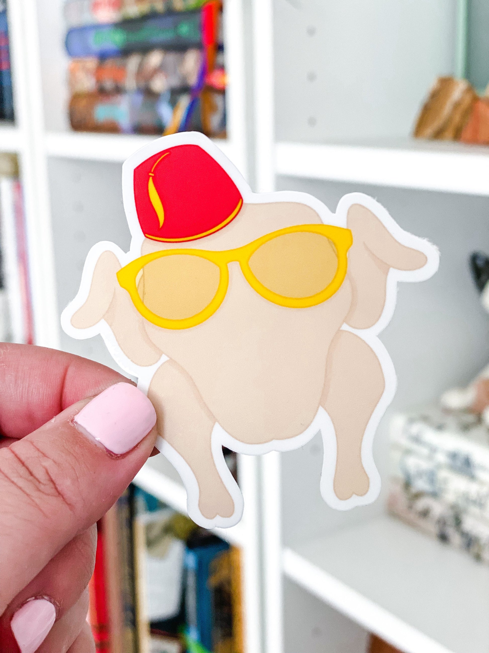 FRIENDS Thanksgiving Turkey Vinyl Sticker