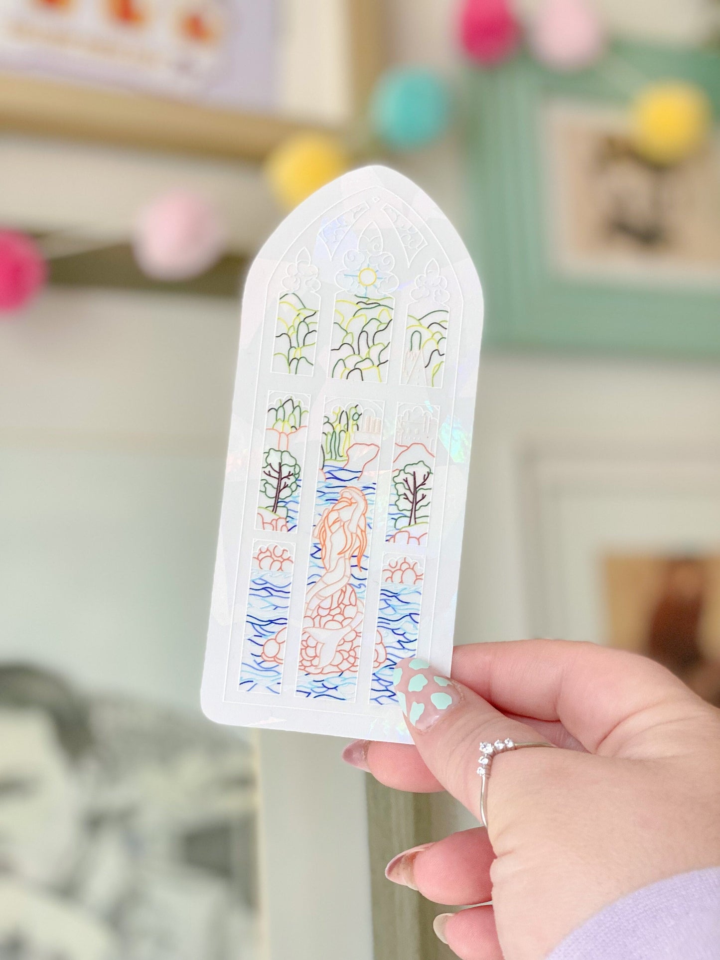 Wizardry Mermaid Suncatcher Sticker