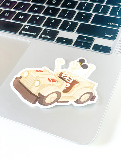 Indiana Jones Ride Vinyl Sticker