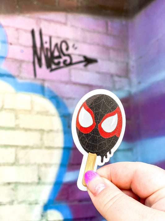 Miles Morales Popsicle Vinyl Sticker