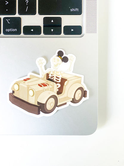 Indiana Jones Ride Vinyl Sticker