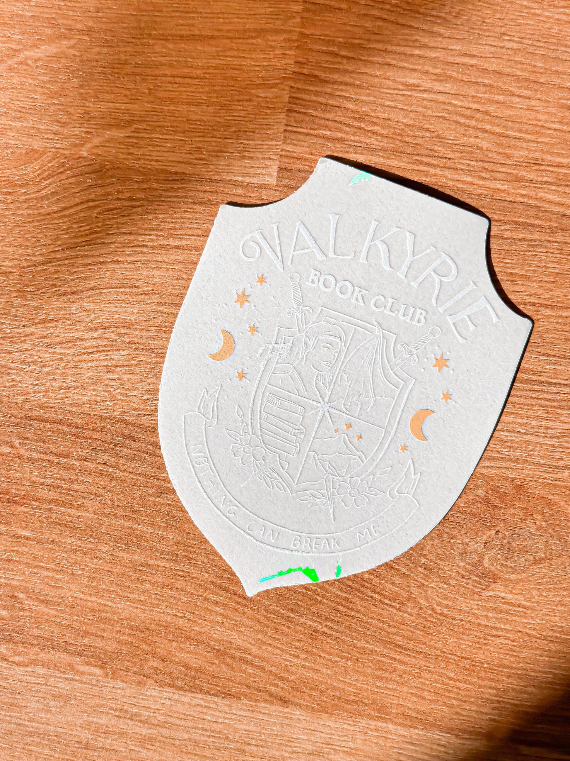 Valkyrie Book Club Suncatcher Sticker