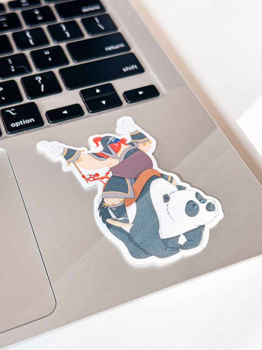 Mushu Panda Vinyl Sticker