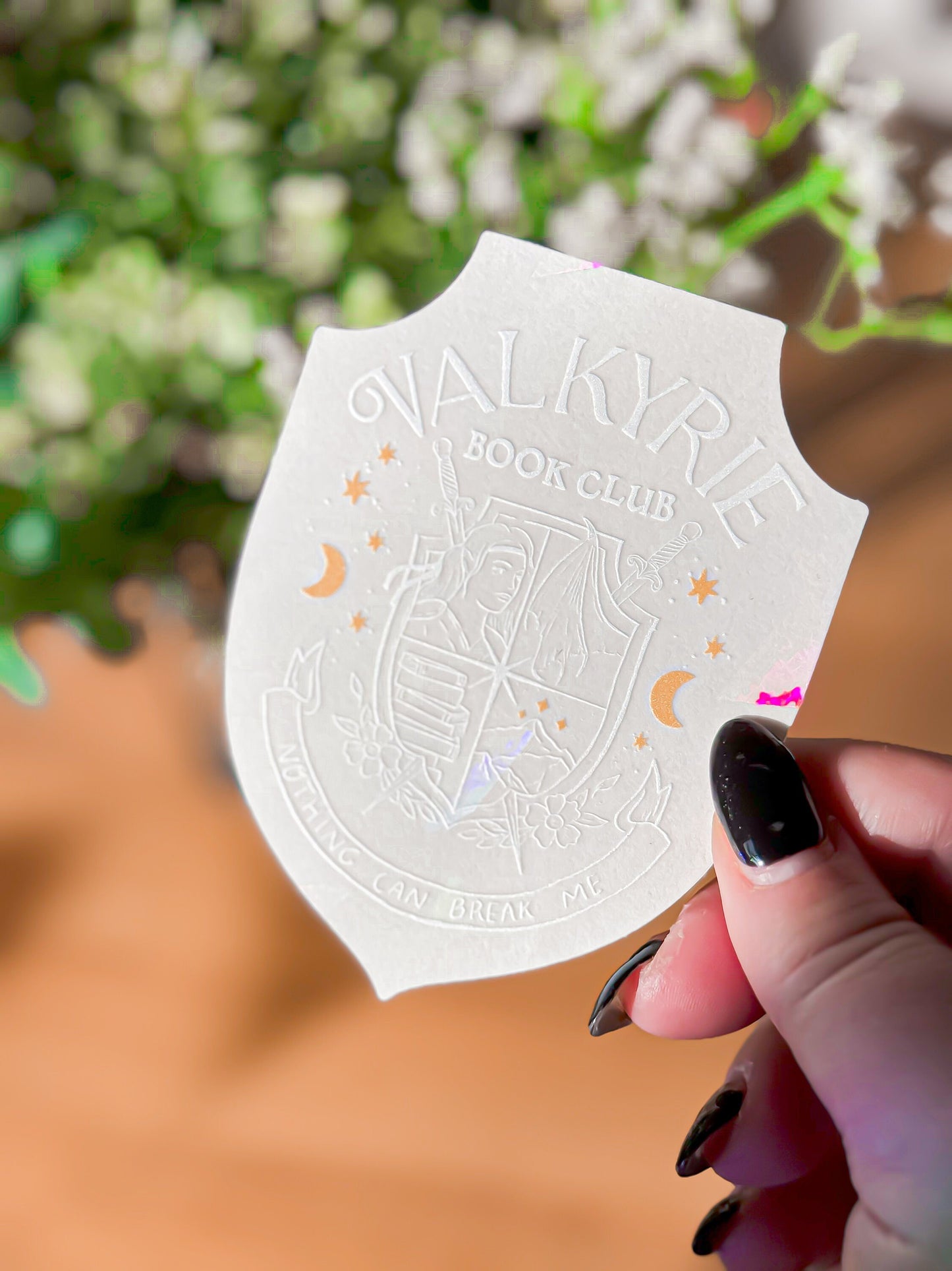 Valkyrie Book Club Suncatcher Sticker