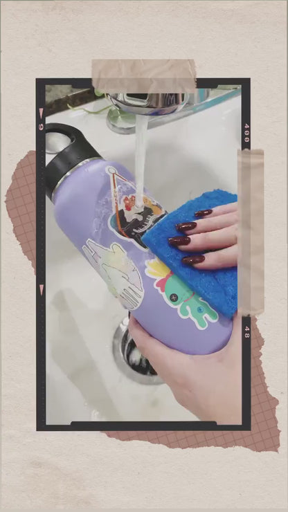 TRT Sam Vinyl Sticker – Matte/Glossy Sticker for Kindle, iPad, Tumbler, Phone Cases, Laptop, and Skateboard