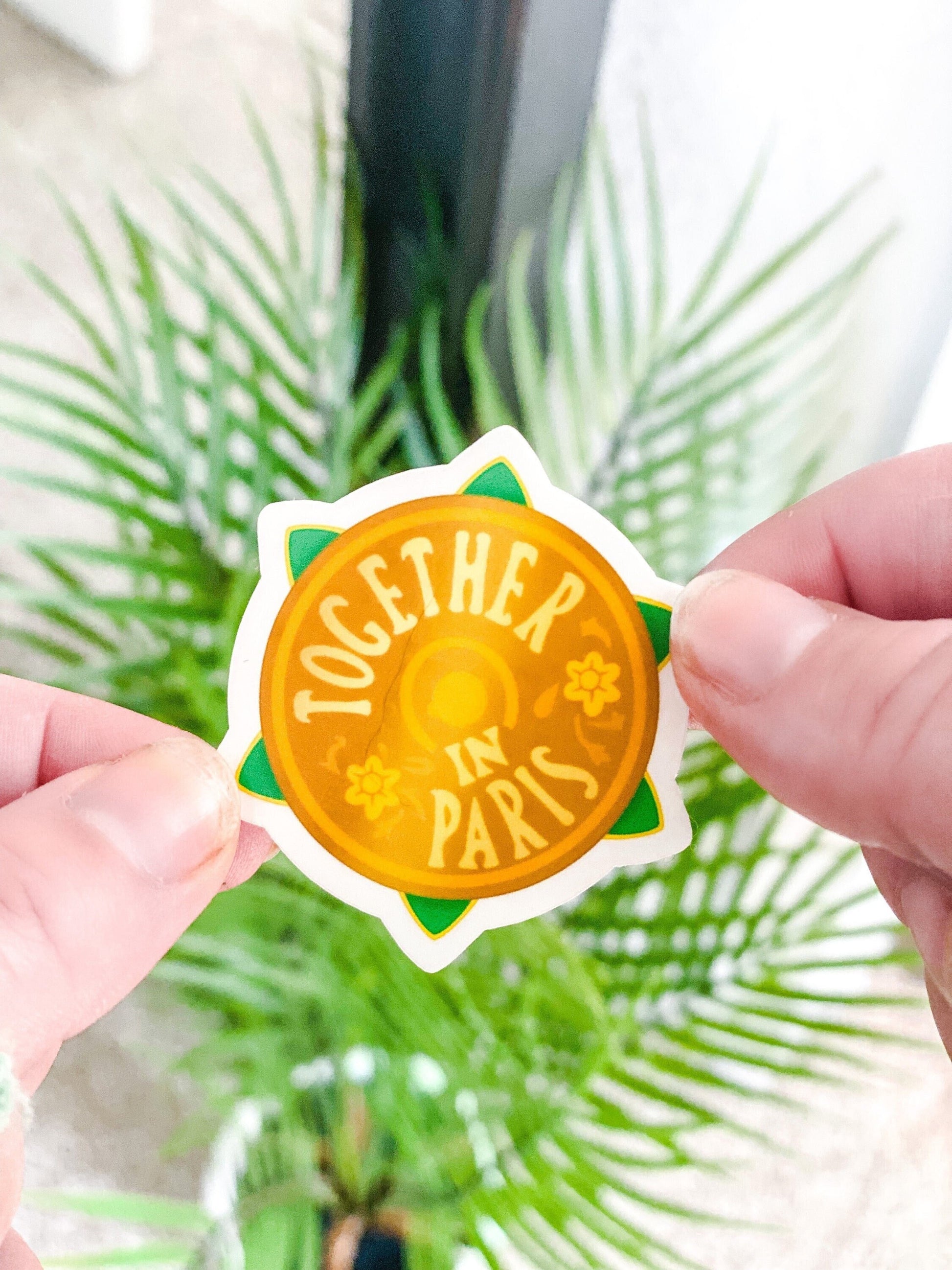 Together in Paris Vinyl Sticker - Anastasia Matte/Glossy Sticker for Kindle, iPad, Tumbler, Phone Cases, Laptop, and Skateboard